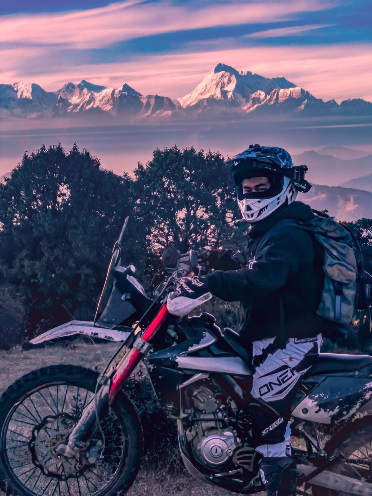 Ride photo: hills after sundown